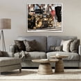 thumbnail image 3 of Stupell Industries Glam Golden Stereo Hip Hop Beats White Framed Giclee Art, 30 x 24, by Franklyn Gregory, 3 of 8