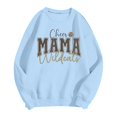 thumbnail image 3 of WEAIXIMIUNG Chandails en Molleton Mignons pour Femmes Preppy Automne et Hiver 2024 Col Rond Mode Imprimé Lettre Chemise Manches Longues Mode Décontractée Pull Mode Sortie, 3 of 4
