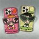 thumbnail image 4 of Carcasa Para IPhone 13 14 Plus Pro Max 14Plus Lujo Transparente TPU Textura Ondulada Powerpuff Niñas Gafas De Sol Soporte Plástico Suave Silicona A Prueba De Golpes Funda De Teléfono Móvil, 4 of 4
