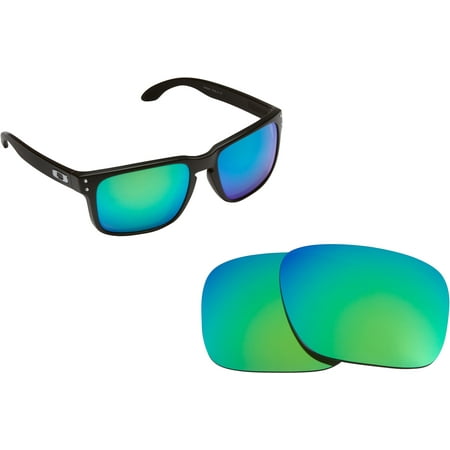 Best SEEK Polarized Replacement Lenses for Oakley HOLBROOK Jade Green Mirror