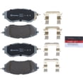 thumbnail image 2 of Brembo P78017N; Brake Pad; NAO; FMSI Number D1078-7983; Ceramic; Set Of 4; With Hardware, 2 of 6