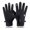 Black, variant on Luxalzxs Winter Mens Cycling Gloves Zipper Touchscreen Windproof Warm Gloves Waterproof Mountaineering Ski Gloves