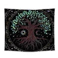 thumbnail image 1 of Tapestry Tree Of Life para pared, 150 x 150 cm, microtela de fibra, 1 of 3