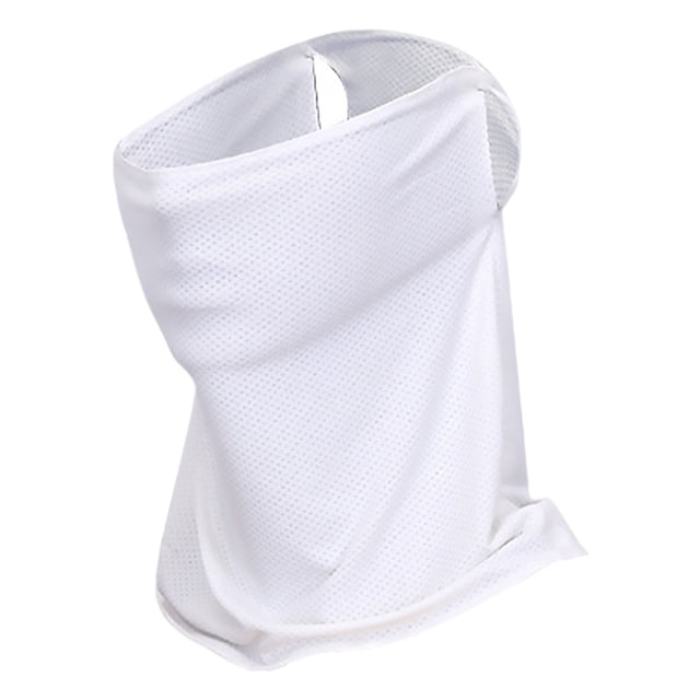 Mascarilla Cuello Pasamontañas Bufanda Ciclismo Blanco Sunnimix Bufanda de cara con polaina de cuello