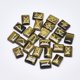 thumbnail image 1 of Natural Tiger Eye Cabochons Rectangle with Runes/Futhark/Futhorc 20x15x6mm 25pcs/set, 1 of 2