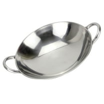 AURARMLET  Heat Resistant Round Bottom Wok Pan for Seafood Stew and Porridge Cooking