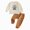 H202-Beige, variant on TOWED22 Baby Boy Clothes 2Pcs Fall Winter Long Sleeve Sweatshirt with Pants Set Toddler Cute Print Outfits