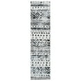 thumbnail image 3 of SAFAVIEH Mercer Sabella Boho Geometric Area Rug, Ivory/Charcoal, 9' x 12', 3 of 7