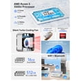 thumbnail image 3 of GMKtec G10 Mini PC, 16GB RAM 512GB SSD, AMD Ryzen 5 3500U (MAX 3.7 GHz) , Office Home Desktop Computers, 2.5GbE NIC LAN , Triple 4K Display, 3 of 10