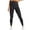 Black, variant on Yoga Leggings for Women Oversized Relaxed Slimming Yoga Trousers Elastic Spandex High Rise 7/8 Length Pants Solid Trousers for Teen Girls Fitness Swimming Pool Green
