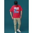 thumbnail image 2 of Relaxed ICEE Chill Mode - Bear Fun Graphic Men's T-shirt, 2 of 4