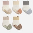 thumbnail image 4 of LYMAYTER Baby Toddler Non-Slip Indoor Socks 1 Pair for Boys Girls Soft Cotton Floor Socks Anti-Skid‌ 0-5Y, 4 of 7