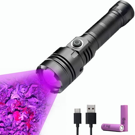 Rechargeable Blood Tracking Light for Night Hunting 2000 Lumens Blood Trail Tracking Flashlight Gifts for Hunter (Blood Finding Flashlight)