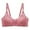 Rose Gold, variant on Women's Thin Style Without Steel Ring Front Buckle Wrap Up Anti Sagging Collar Bra Wine 44