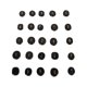 thumbnail image 4 of Juego de piedras de runa, 25 piezas de piedras de meditación de runas naturales, juego de piedras de diseño revolucionario, 4 of 9