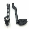 thumbnail image 4 of HTT Motorcycle Black Aluminum Heel/Toe Shift Levers with Airflow Shifter Pegs For Harley Davidson Electra Glide Sport FLHS 1988-2016, 4 of 6