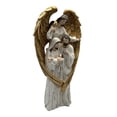 thumbnail image 1 of Figura de la Sagrada Familia con ángeles, centro de mesa, escultura de resina, figura navideña. L Oro, 1 of 9
