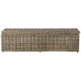 thumbnail image 3 of SAFAVIEH Caius Bohemian Nautical Wicker Bench with Storage, Natural, 3 of 6