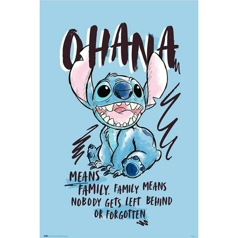 Lilo & Stitch - TV Show Poster (Ohana Means Family) (Size: 24 x