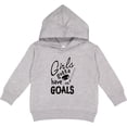 thumbnail image 2 of Inktastic Girls Gotta Have Goals Hockey Player Toddler Hoodie, 2 of 4