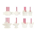 thumbnail image 3 of Kits de punto de cruz de madera para niños con 16 hilos para colgar, decoración DIY Hoja de arce de caramelo, 3 of 9