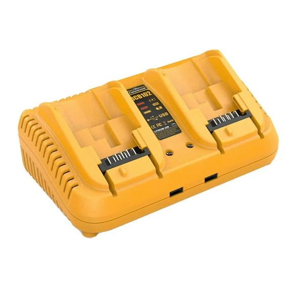 DCB102 Double Charger For DeWalt 10.8V 12V 14.4V 20V Lithium Ion Battery DCB203 DCB204 DCB205 DCB118 DCB105 DCB107 DCB112 DCB115