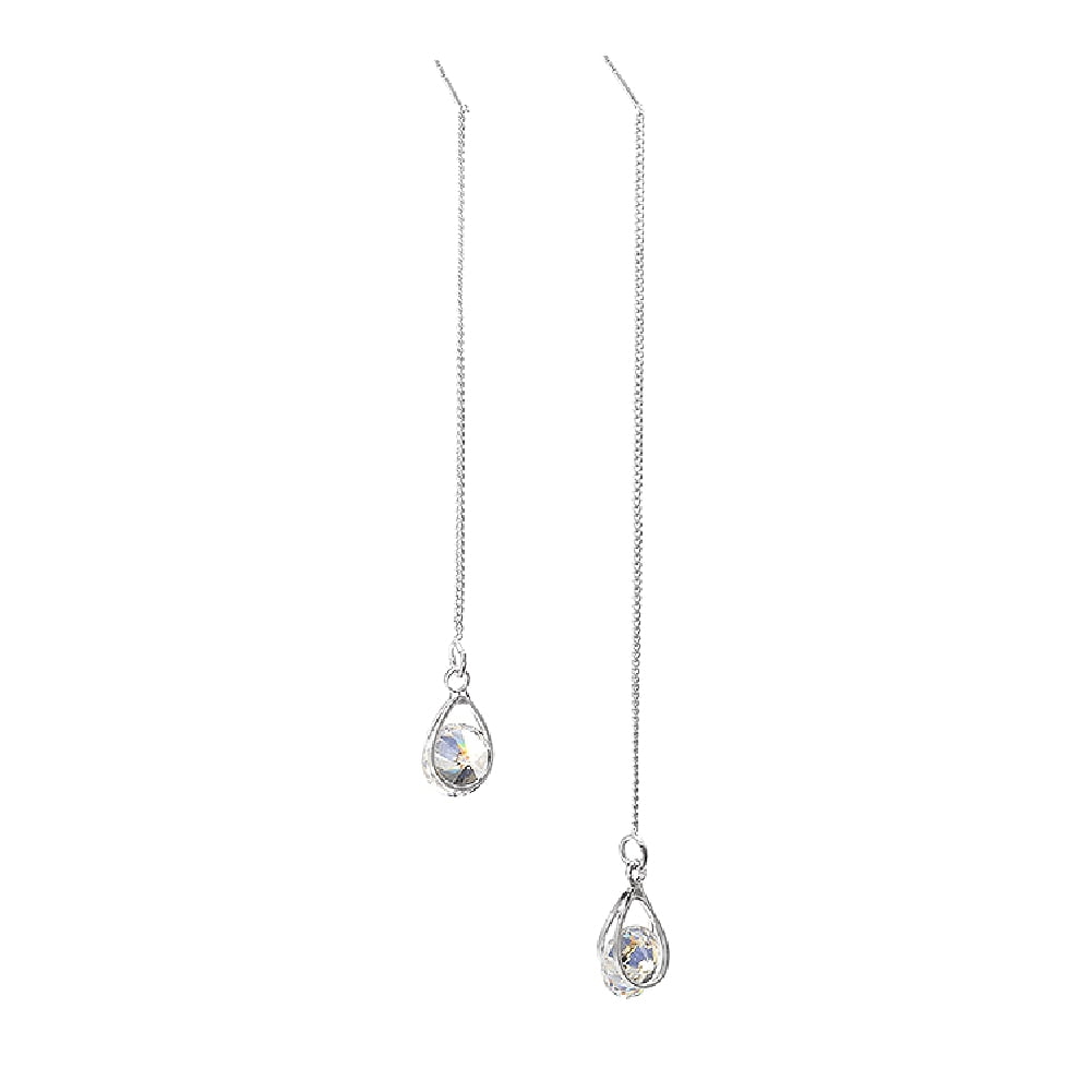 Lyns Jewelry Hematite Heart Drop Earrings Silver or Gold 