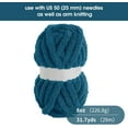 thumbnail image 2 of 8 Pack Chunky Chenille Yarn - Super Soft Bulky Knitting Yarn for Blankets Scarf DIY, 8oz/27yds per Skein, Fluffy Plush Yarn for Crochet & Hand Knitting, 2 of 8
