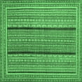 thumbnail image 1 of Ahgly Company Indoor Square Abstract Emerald Green Contemporary Area Rugs, 8' Square, 1 of 4