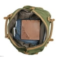 thumbnail image 3 of Vagarant Traveler Classic Antique Sytle Cotton Canvas Medium Duffle GYM Bag C75.GRN, 3 of 3