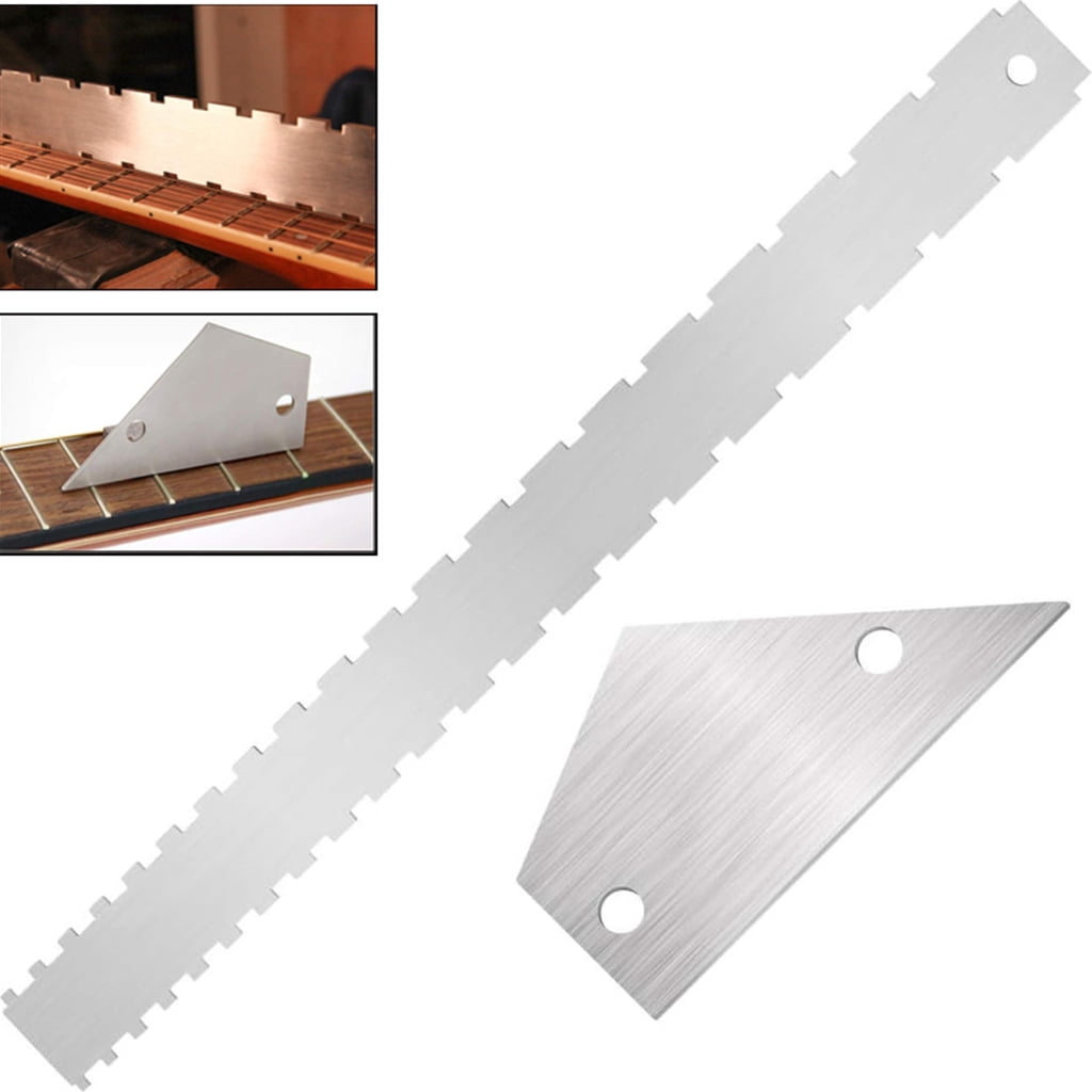 Portable Guitar Setup Tool Fretboard Radius Gauge Easy to Use Guitar Accessories Metal Texture for Easy Adjustments