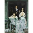 thumbnail image 2 of Édouard Manet 11x14 Gold Ornate Wood Frame and Double Matted Museum Art Print Titled - The Balcony (1868-1869), 2 of 4