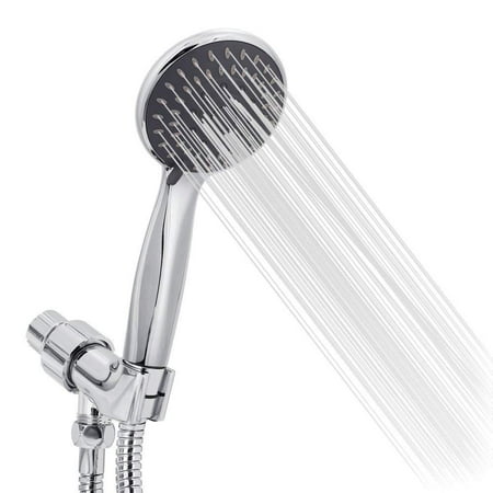 Livearty Tm Shower Head High Pressure Handheld Showerhead With Hose 5 Settings Chrome Finished Hand Held Rainfall Set Including Bracket Livearty Tm Shower Head High Pressure Handheld Showerhead With Hose 5 Settings Chrome Finished Hand Held Rainfall Set Including Bracket