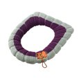 thumbnail image 2 of Thicker Bathroom Toilet Seat Cover Pads Household Seasons Universal Toilet Seat Thickened With Handle Winter Toilet Ring Washable Sets Wear Knitted Toilet Seat (Purple), 2 of 6