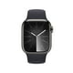 thumbnail image 2 of Smartwatch Apple Series&nbsp;9 (GPS&nbsp;+&nbsp;Cellular) Caja de acero inoxidable Gris 41MM correa deportiva Negro talla M/L, 2 of 4