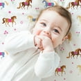thumbnail image 3 of Wildkin Kids 100% Cotton Fitted Crib Sheet for Boys and Girls (Horses Pink), 3 of 9