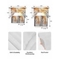 thumbnail image 5 of Red Yellow Leaves Fall Swag Curtains for Living Room/Bedroom Windows, Silhouettes Forest Modern Art Kitchen Curtains and Valances Set 36 Inch Length, Light Filtering Swags Valance Curtain Panels, 5 of 5