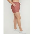 thumbnail image 2 of Hanes Women's Garment Dyed Fleece Shorts with Pockets, 3" Nantucket Red 2XL, 2 of 5