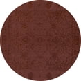 thumbnail image 1 of Ahgly Company Indoor Round Abstract Light Blue Contemporary Area Rugs, 3' Round, 1 of 4