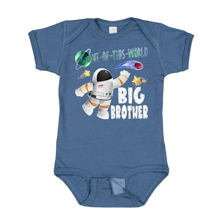 

Inktastic Out of This World Big Brother Astronaut in Space Gift Baby Boy Bodysuit