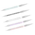 thumbnail image 4 of Dotting Manicure Set, Double Heads Nail Art Pen with Colorful Beads, Easy Grip and Operate, Packed in Transparent Plastic Tube for Easy Carry and Store, 4 of 8