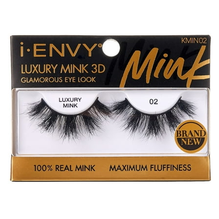Kiss I Envy Luxury Mink 3D 02 Lashes (Pack of 2)
