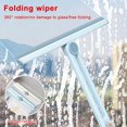 thumbnail image 3 of Folding Wiper for Glass Doors Silicone Shower Squeegee for Shower ﻿ J4S62, 3 of 6