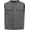 Grey, variant on - Lowside - Mens Motorcycle Biker Riding Canvas Vest - 3X Large