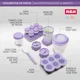 thumbnail image 5 of RCA Procesador de Alimentos BabyBullet RC-NBB, 200 W, libre de BPA, cuchillas de acero inoxidable, incluye 6 tarros de 50 ml, vaso con asas de 170 ml, bandeja flexible, espátula y vaso de 295 ml., 5 of 10
