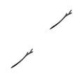 thumbnail image 2 of Minnieouse Palillos para el cabello Prop Styling Chinese Ponytail Holder Accesorios ligeros para la cabeza Señora Adultos Adolescentes Black Longjiao Negro Longjiao 2piezas Minnieouse  CBP497634, 2 of 6
