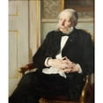 thumbnail image 3 of Peder Severin Krøyer 20x23 Black Modern Framed Museum Art Print Titled - Baron Otto Ditlev Rosenorn-Lehn (1891), 3 of 5
