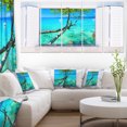 thumbnail image 1 of Open Window to Gorgeous Seashore - Uvre d'Art Moderne sur Toile, 1 of 3