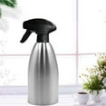 thumbnail image 3 of Stainless Steel Oil Spray Bottle 500ML | Olive Oil Sprayer for Cooking BBQ Baking | Transparent Jar Easy Clean | Refillable Dispenser for Vinegar Sauce | Leakproof Design | 15x7.4cm | 1 Pack, 3 of 3