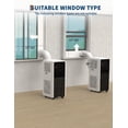 thumbnail image 6 of 14000 BTU Portable Air Conditioner, 3-in-1 Quiet AC Unit Cools Up to 750 Sq.Ft, Dehumidifier & Fan Modes, Remote Control, 24h Timer, Easy Install for Bedroom, Living Room, Office, 6 of 7